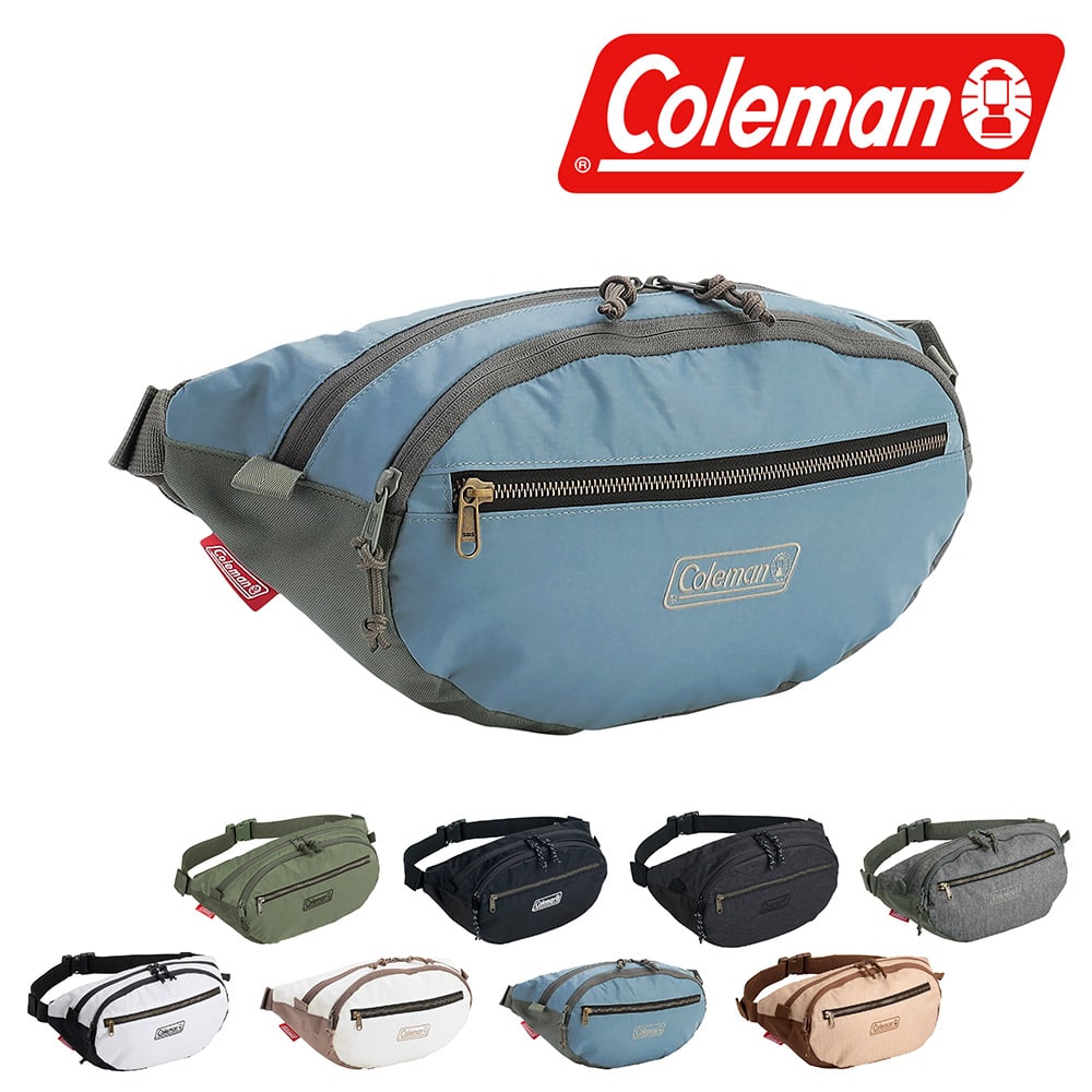 コールマン バッグ ウエストバッグ ボディバッグ ウエストポーチ ナイロン 5L A5 B6 Coleman ウォーカー ウエスト5 メンズ レディース キッズ プレゼント 正規代理店 6.ビンテージブルー -2214735