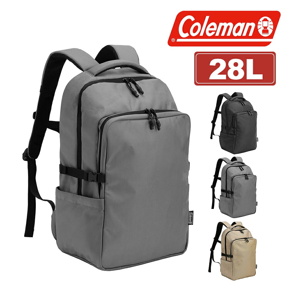 コールマン リュック バックパック A4 B4 28L PC収納 Coleman アトラス28 メンズ レディース キッズ 2.グレー -2234428