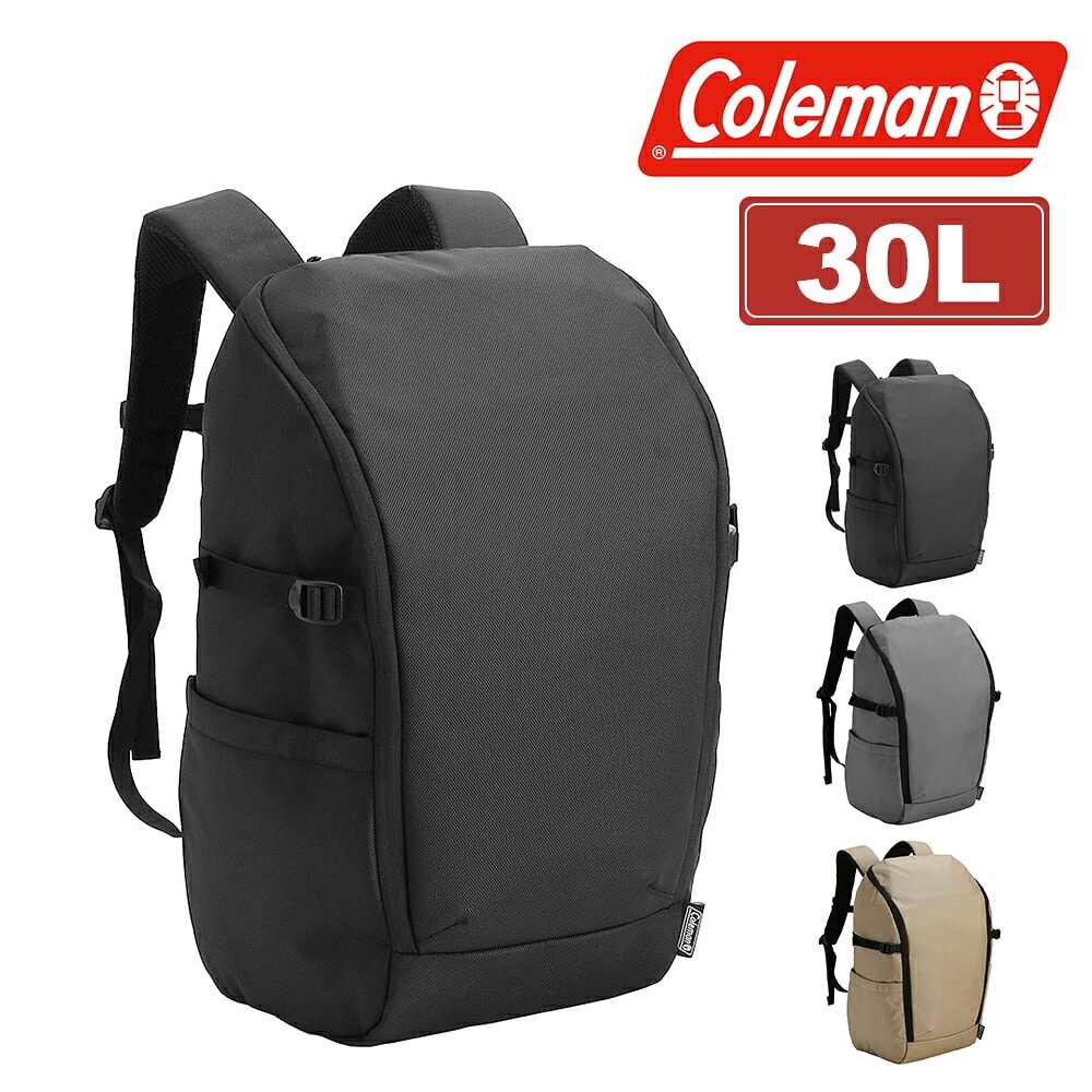 コールマン リュック バックパック A4 B4 30L PC収納 Coleman アトラス30 メンズ レディース キッズ 1.ブラック -2234472