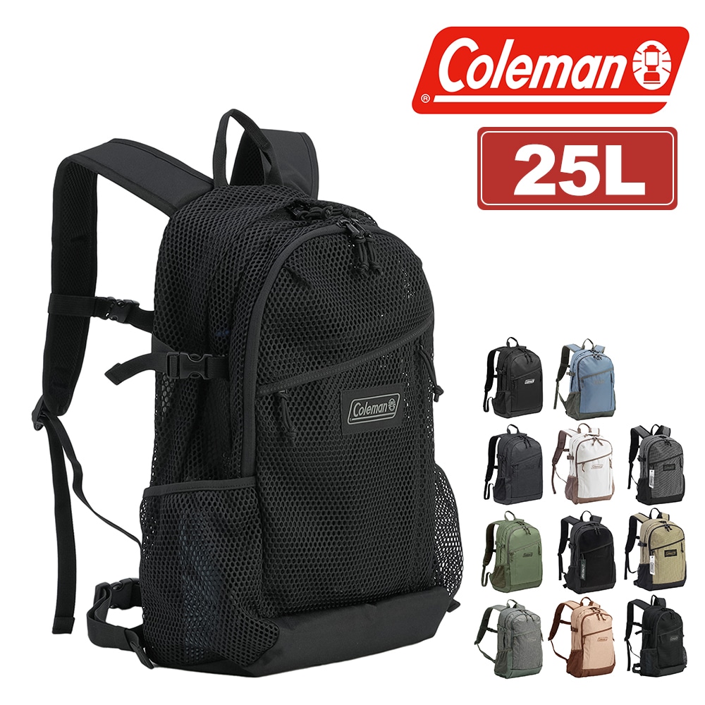 コールマン リュック 25L Coleman ウォーカー25 11.メッシュブラック -2234476