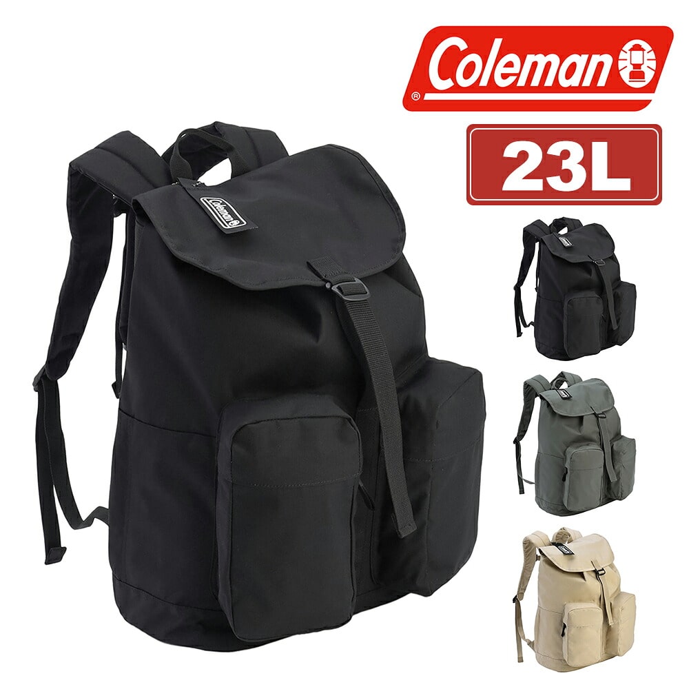 コールマン リュック バックパック 23L A4 B4 Coleman ユニウォーカー23トップローディング メンズ レディース キッズ 1.ブラック -2234481