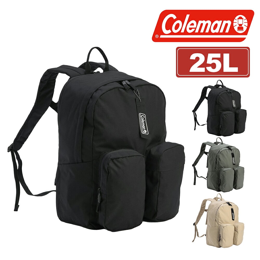 コールマン リュック バックパック デイパック 25L A4 B4 軽量 Coleman ユニウォーカー2デイパック25 メンズ レディース キッズ 1.ブラック -2234491