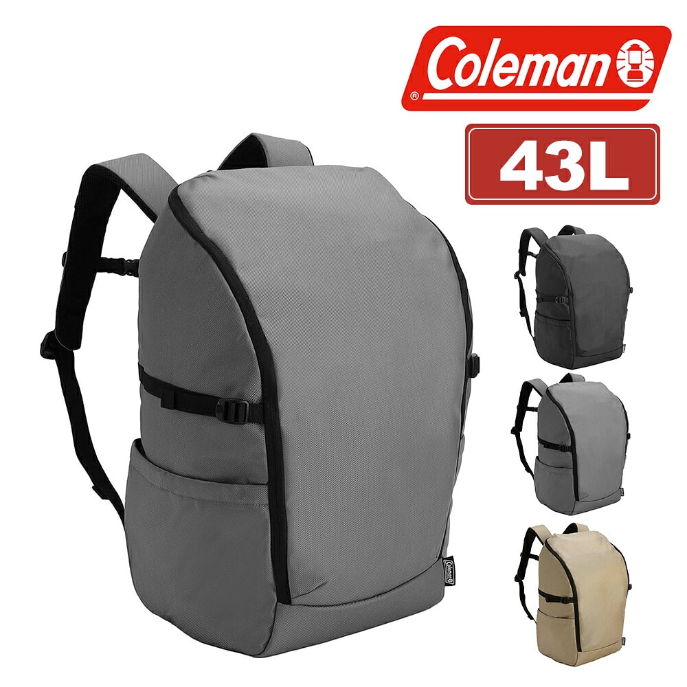 コールマン リュック バックパック A4 B4 A3 43L PC収納 大容量 Coleman アトラス43 メンズ レディース キッズ 2.グレー -2234492