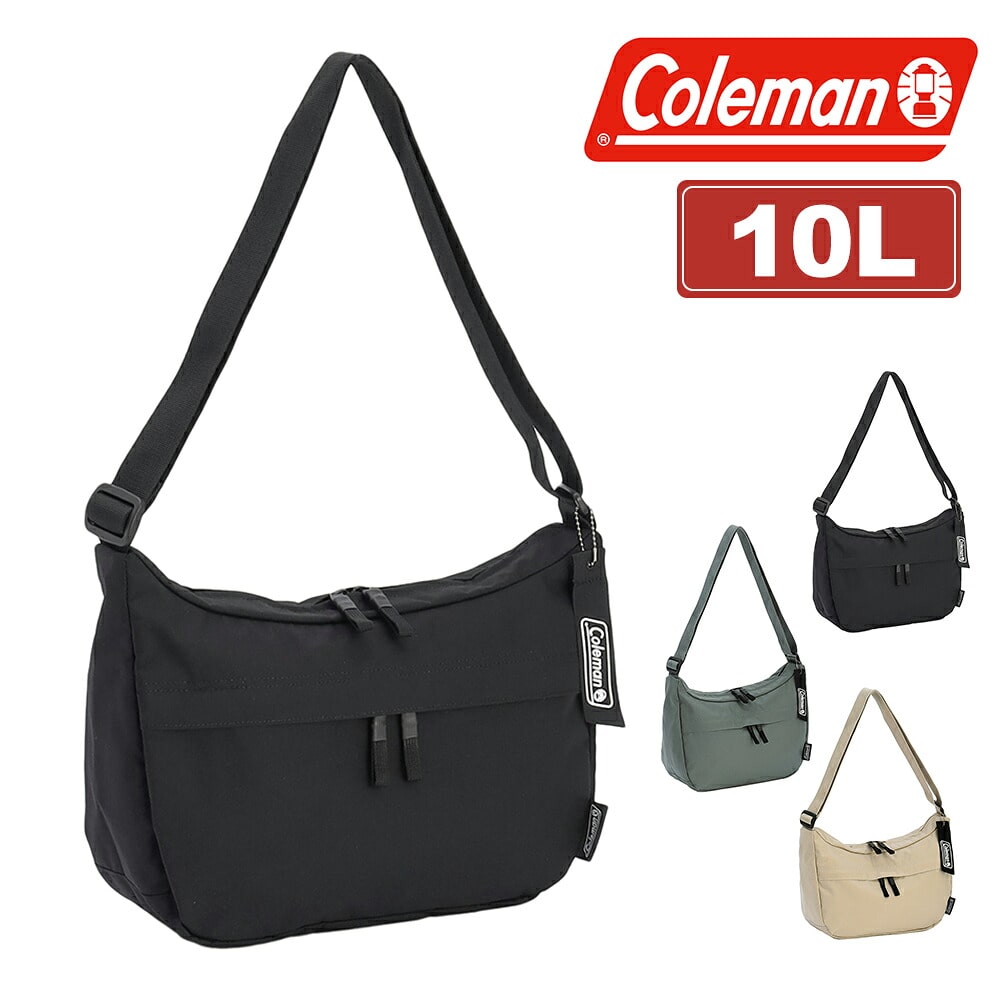 コールマン ショルダーバッグ 斜め掛け 10L B5 サブバッグ Coleman ユニウォーカーバナナショルダー メンズ レディース キッズ 送料無料 誕生日プレゼント ギフト ラッピング無料 正規代理店 1.ブラック -2234495