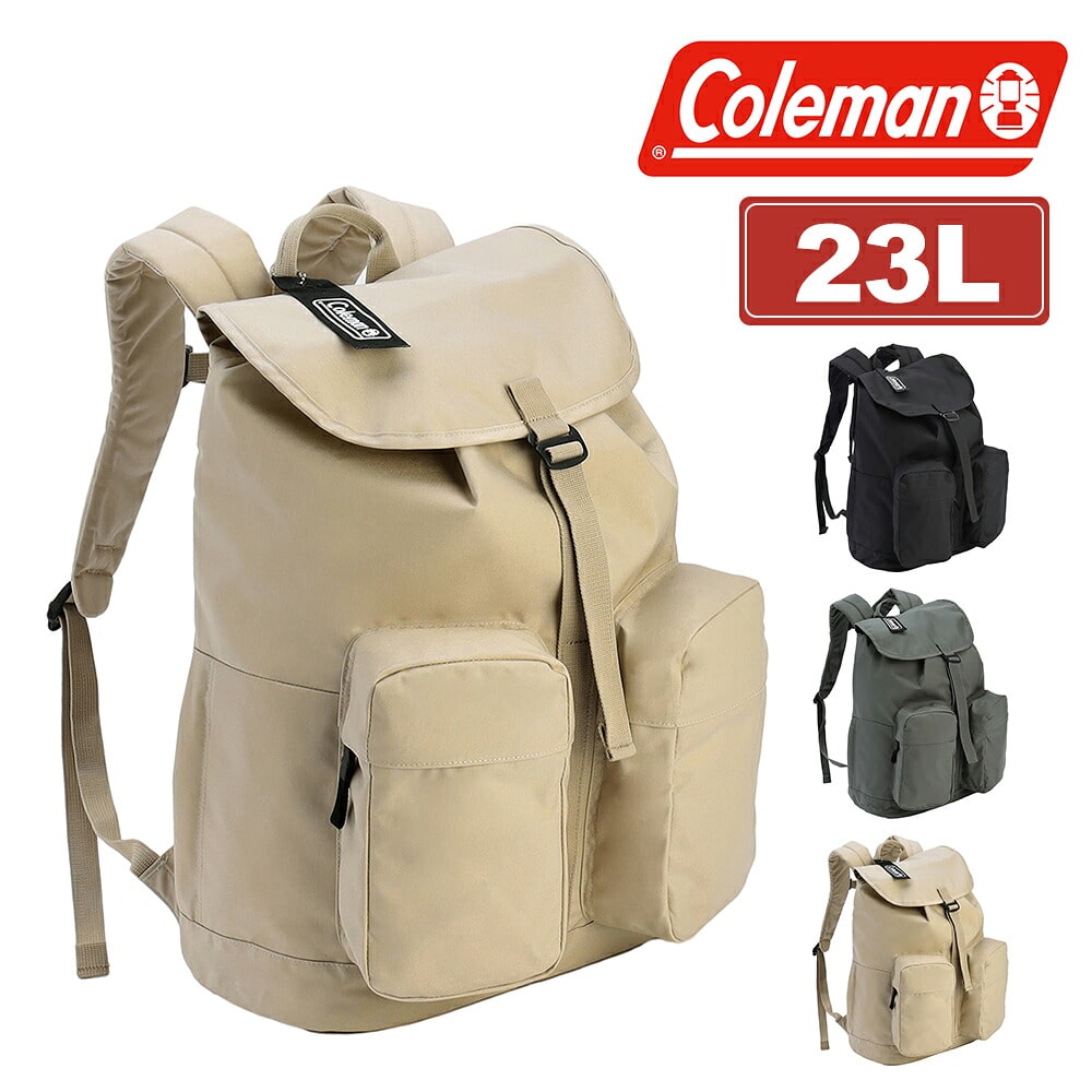 コールマン リュック バックパック 23L A4 B4 Coleman ユニウォーカー23トップローディング メンズ レディース キッズ 3.サファリ -2234501