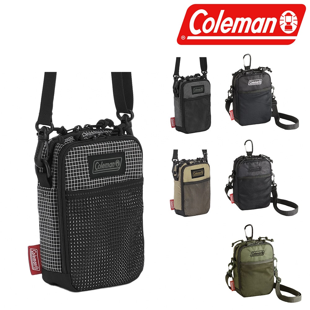 コールマン バッグ 2WAYショルダーバッグ ショルダーポーチ Coleman ウォーカーポーチS 2L B6 メンズ レディース キッズ 誕生日プレゼント ギフト ラッピング無料 正規代理店 4.ブラックリップ -2235060
