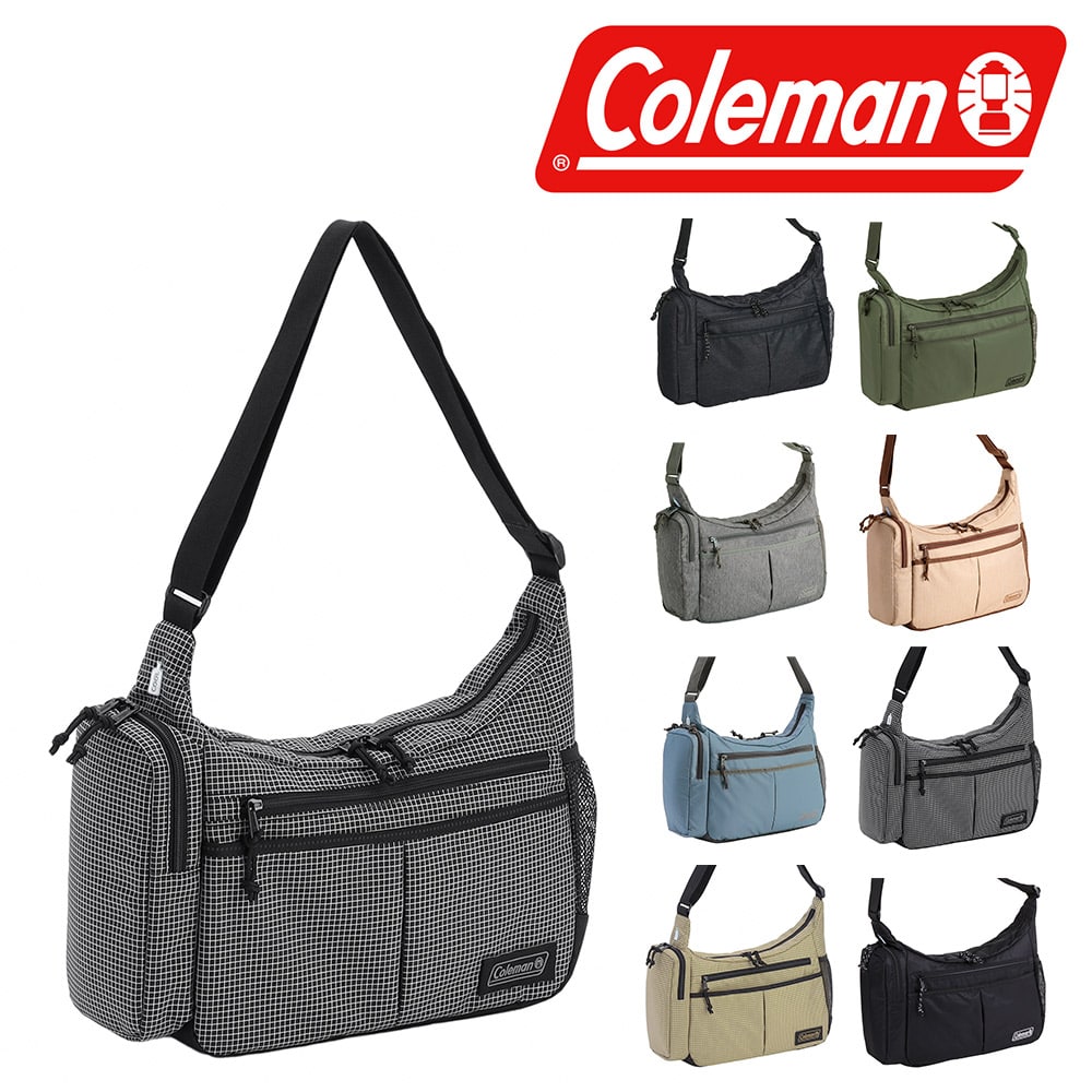コールマン バッグ ショルダーバッグ 斜め掛けバッグ Coleman ウォーカー クールショルダーMD 8L A4 B5 メンズ レディース キッズ ポイント10倍 送料無料 誕生日プレゼント ギフト ラッピング無料 正規代理店 7.ブラックリップ -2235097