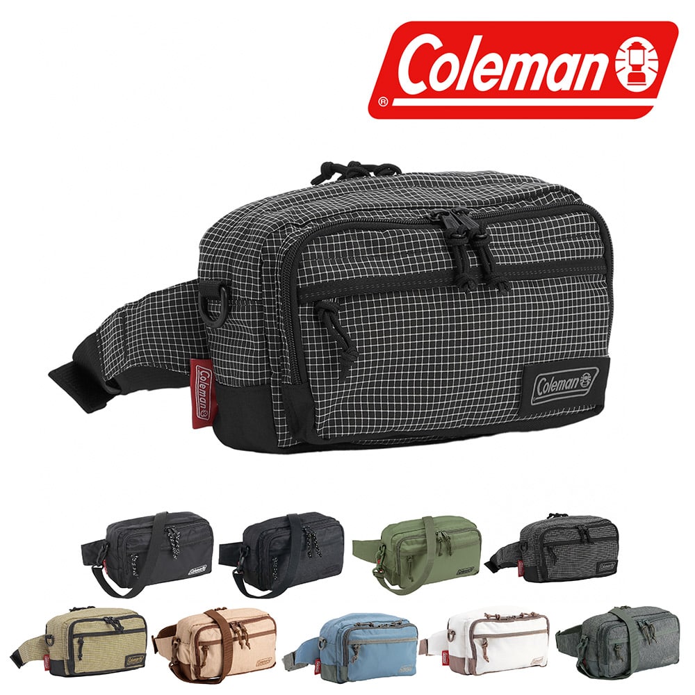 コールマン バッグ 2WAYウエストバッグ ショルダーバッグ ウエストポーチ ナイロン Coleman ウォーカーポーチ 2L B6 メンズ レディース キッズ ポイント10倍 誕生日プレゼント ギフト ラッピング無料 正規代理店 8.ブラックリップ -2235128