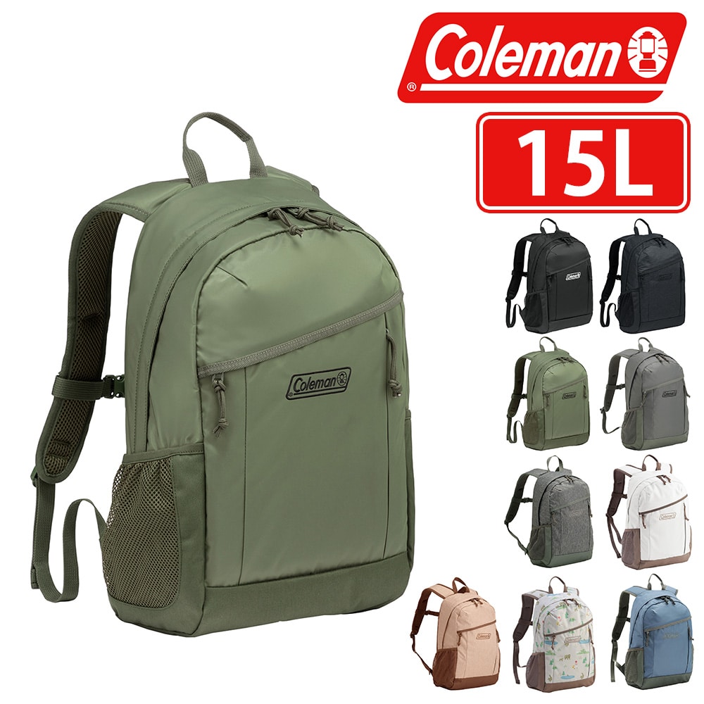 コールマン バッグ リュックサック デイパック バックパック リュック Coleman ウォーカー15 B4 A4 B5 15L メンズ レディース キッズ 誕生日プレゼント ギフト 3.フォレストグリーン -99x38991