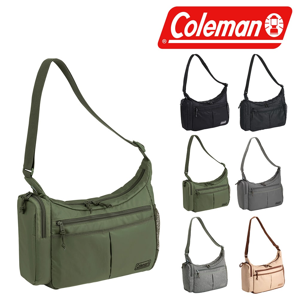 コールマン バッグ ショルダーバッグ 斜め掛けバッグ Coleman ウォーカー クールショルダー MD 8L A4 B5 メンズ レディース キッズ 誕生日プレゼント 【正規代理店】 3.フォレストグリーン -99x39004