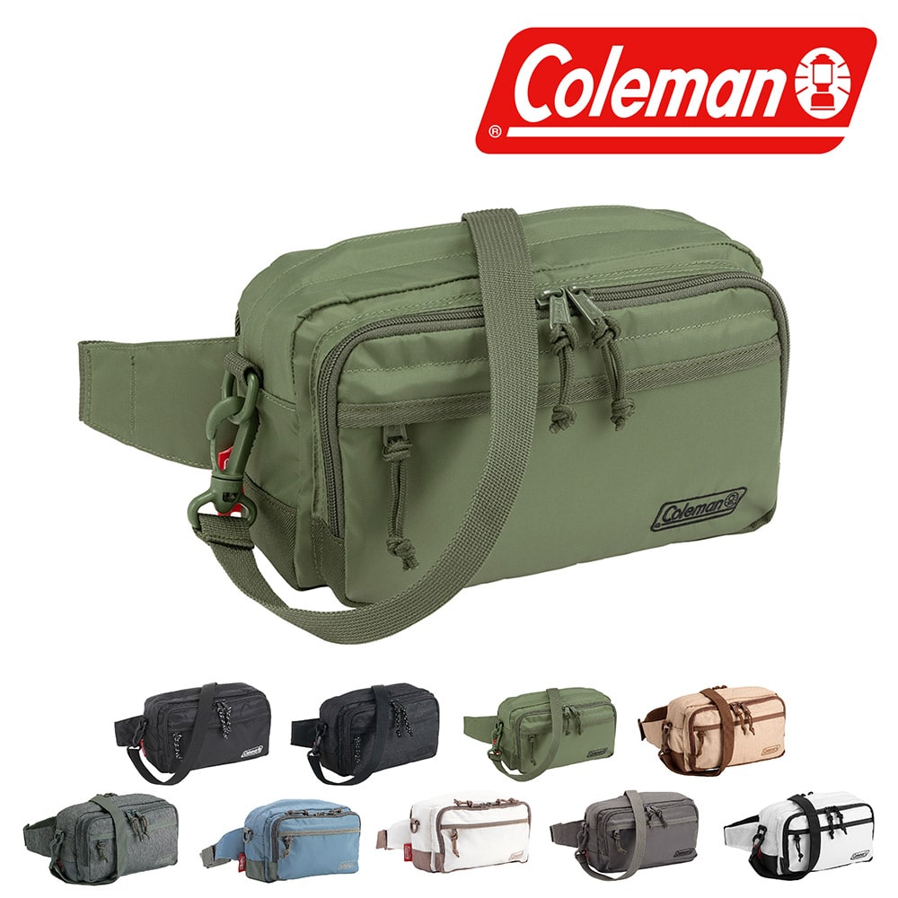 コールマン バッグ 2WAYウエストバッグ ショルダーバッグ ウエストポーチ ナイロン Coleman ウォーカーポーチ 2L B6 メンズ レディース キッズ 誕生日プレゼント ギフト 【正規代理店】 3.フォレストグリーン -99x39012