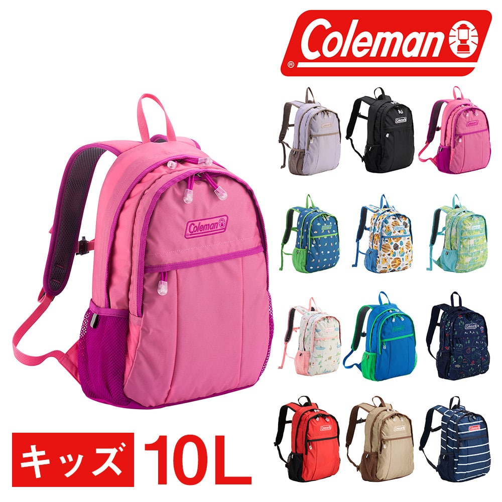 コールマン バッグ リュックサック デイパック バックパック キッズリュック キッズパック Coleman ウォーカーミニ 10L A4 B5 メンズ レディース キッズ 誕生日プレゼント ギフト 2.ピンクxパープル -99x39063