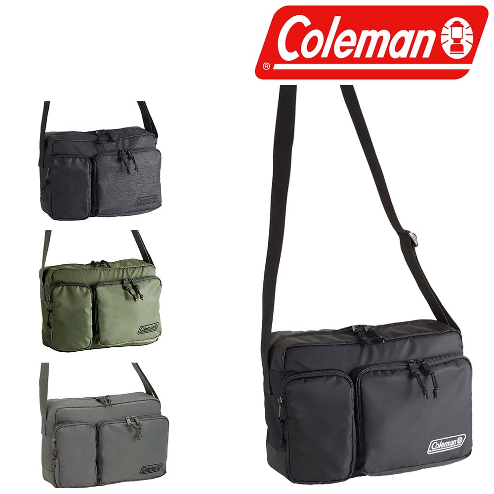 コールマン Coleman ショルダーバッグ ウォーカーショルダー 2.ブラックヘザー 99x2185765 メンズ レディース