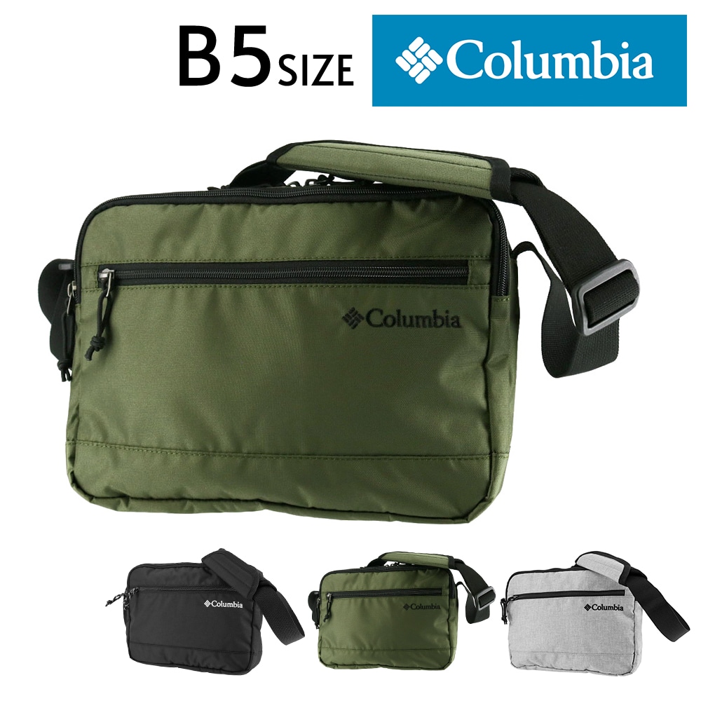 コロンビア ショルダーバッグ B5 Columbia ビッグマディロードショルダー PU8780 PU8814 3.カーキ -52