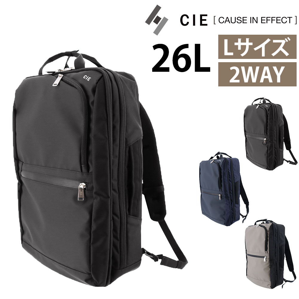 シー CIE 2wayリュックサック VARIOUS 2WAYBACKPACK 021808 1.ブラック -10 メンズ レディース