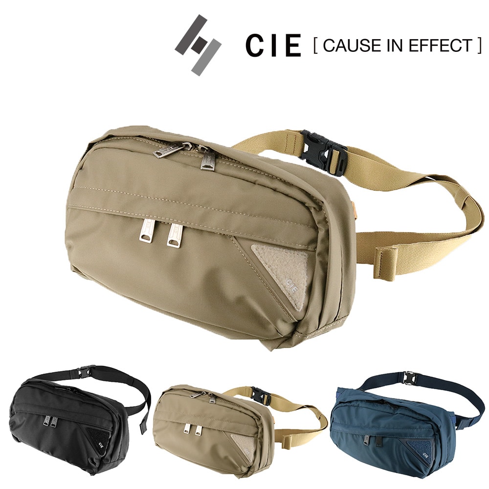 シー バッグ ボディバッグ ウエストバッグ 斜め掛け CIE フロウ A5サイズ 022102 メンズ レディース 日本製 誕生日プレゼント ギフト 【正規代理店】 2.コヨーテ -24
