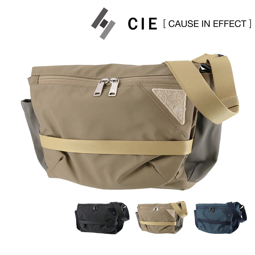 シー バッグ ショルダーバッグ 肩掛け 斜め掛け CIE フロウ ミニショルダーバッグ A5サイズ 022104 メンズ レディース 日本製 誕生日プレゼント ギフト 【正規代理店】 2.コヨーテ -24