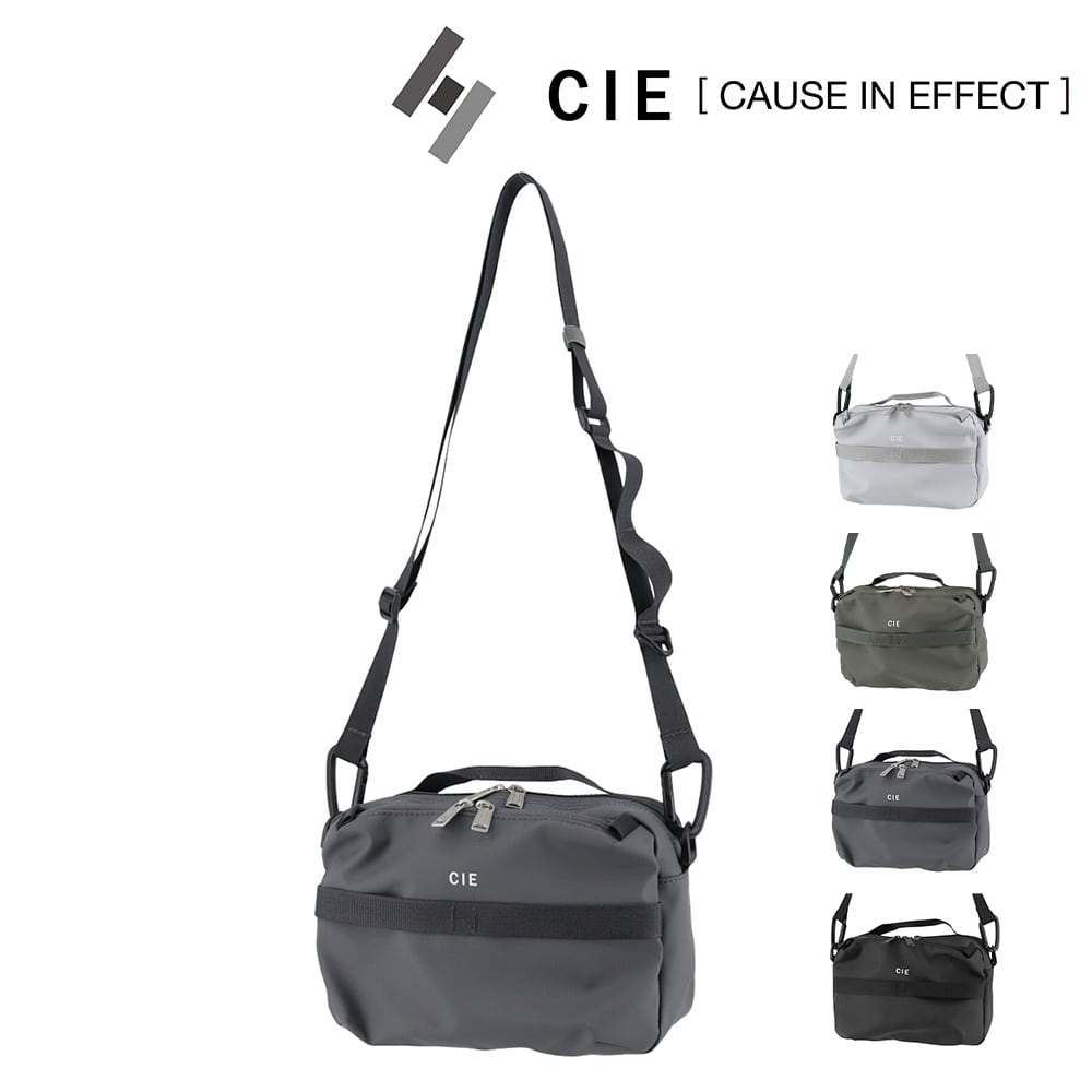 シー CIE ショルダーバッグ GRID3 MINI SHOULDER BAG 032062 4.ネイビーグレー -75 メンズ レディース
