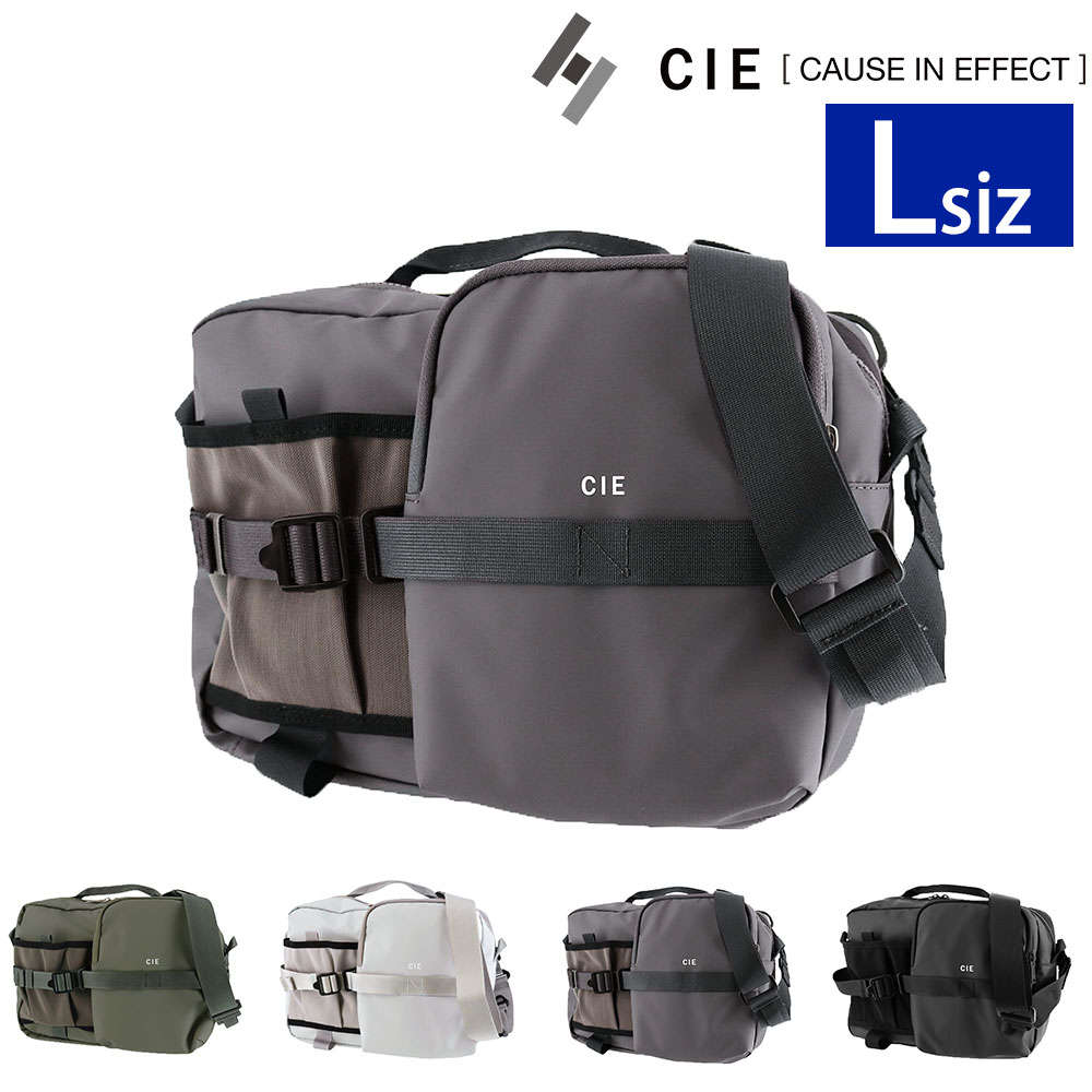 シー CIE ショルダーバッグ GRID-3 SHOULDER 032068 4.ネイビーグレー -75 メンズ レディース