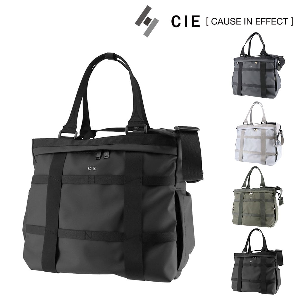 シー バッグ トートバッグ ショルダーバッグ 手提げ 斜め掛け CIE グリッド-3 2WAYトートバッグ A3 B4 A4 B5 032206 メンズ レディース 日本製 プレゼント ギフト 1.ブラック -10