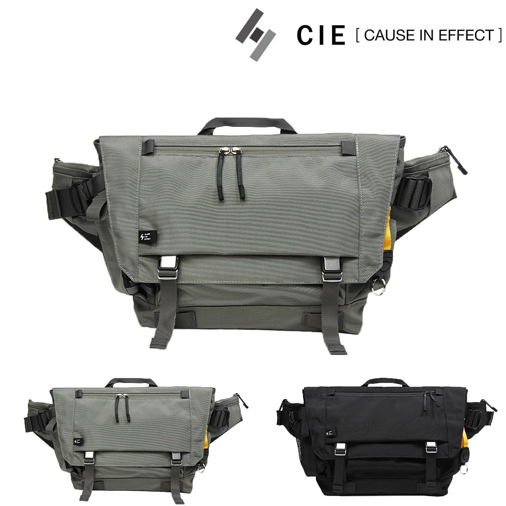 シー バッグ メッセンジャーバッグ ショルダーバッグ 斜めがけバッグ CIE エイブル ショルダー01 13L A4サイズ 202401 メンズ レディース 誕生日プレゼント ギフト ラッピング無料 【正規代理店】 2.グレー -15