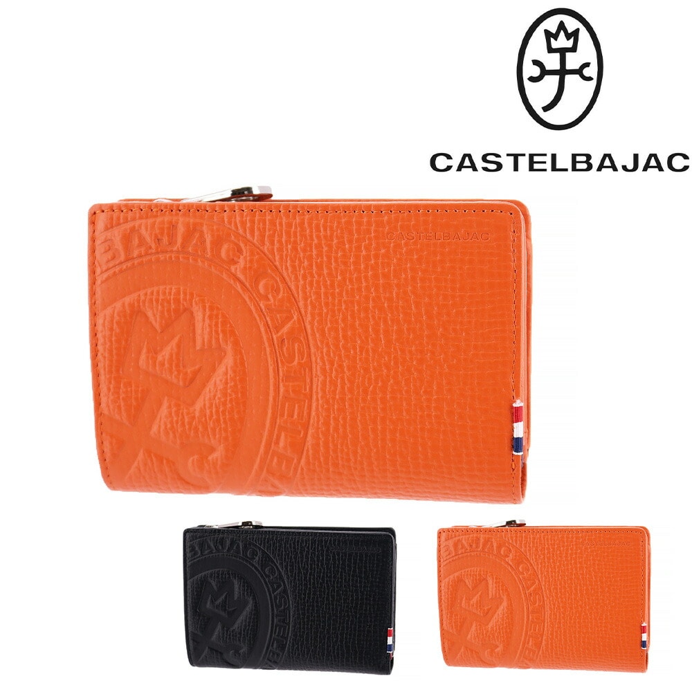 カステルバジャック CASTELBAJAC ピッコロ ミディアム長財布 022615 2.オレンジ -34xorg メンズ メンズ