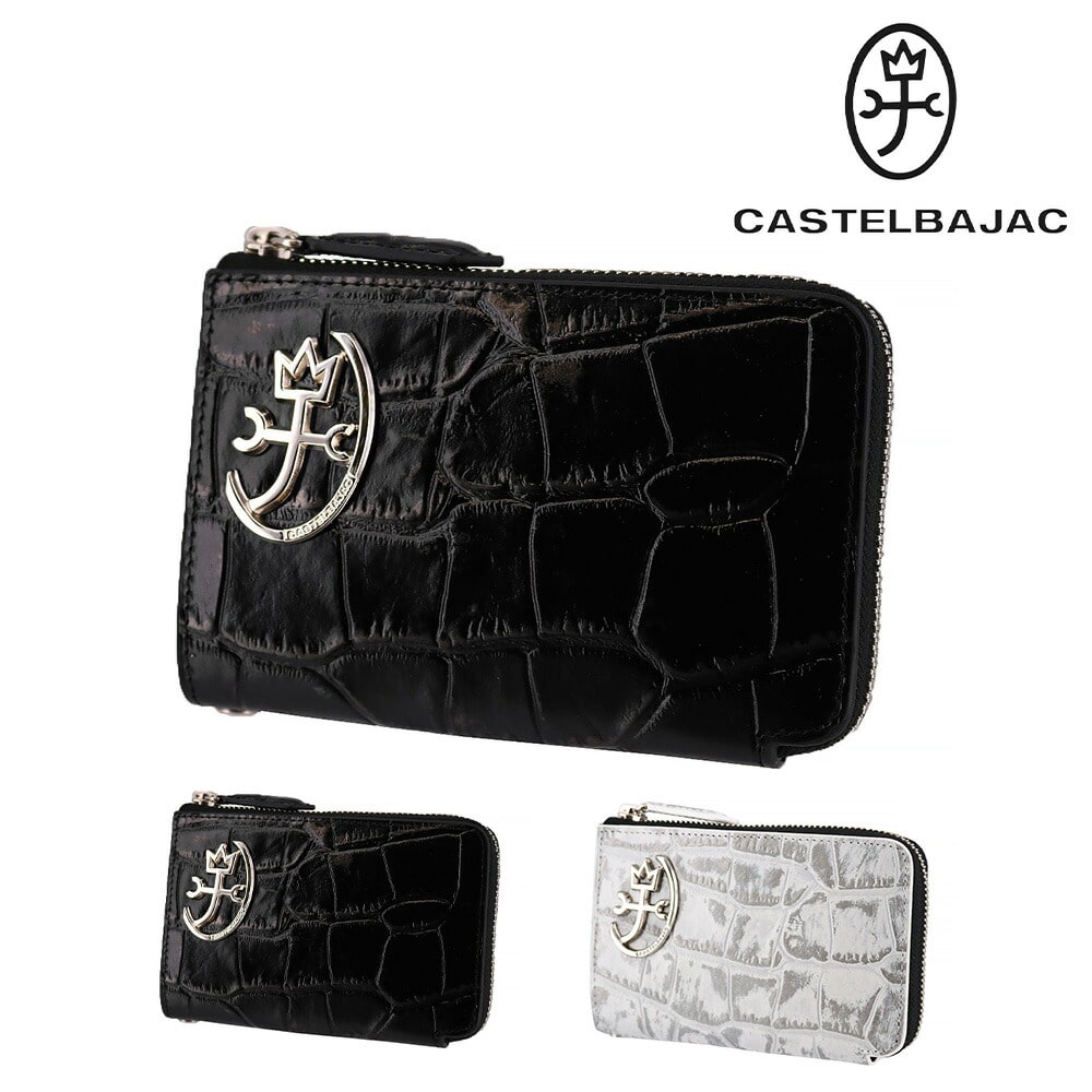 カステルバジャック CASTELBAJAC ジプス 二つ折り財布 023622 1.ブラック -10xblk メンズ メンズ