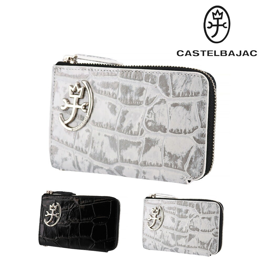 カステルバジャック CASTELBAJAC ジプス 二つ折り財布 023622 2.ホワイト -20xwht メンズ メンズ