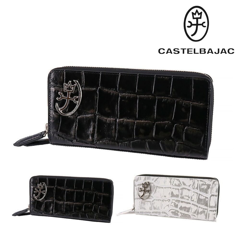 カステルバジャック CASTELBAJAC ジプス Gyps ラウンドファスナー長財布 23624 1.ブラック -10xblk メンズ メンズ