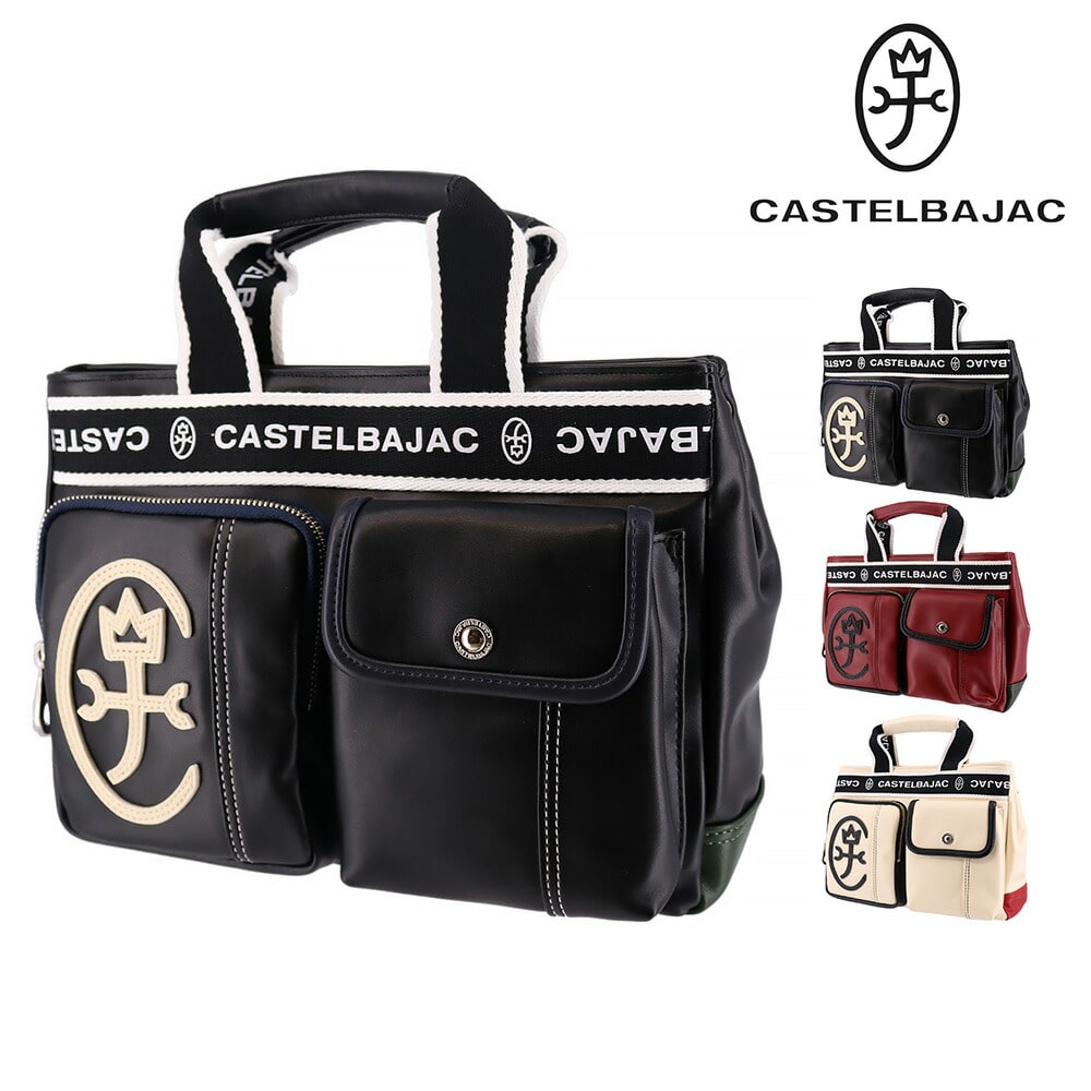 カステルバジャック CASTELBAJAC ドミネ ミニトートバッグ 024511 1.ブラック -10xblk メンズ メンズ