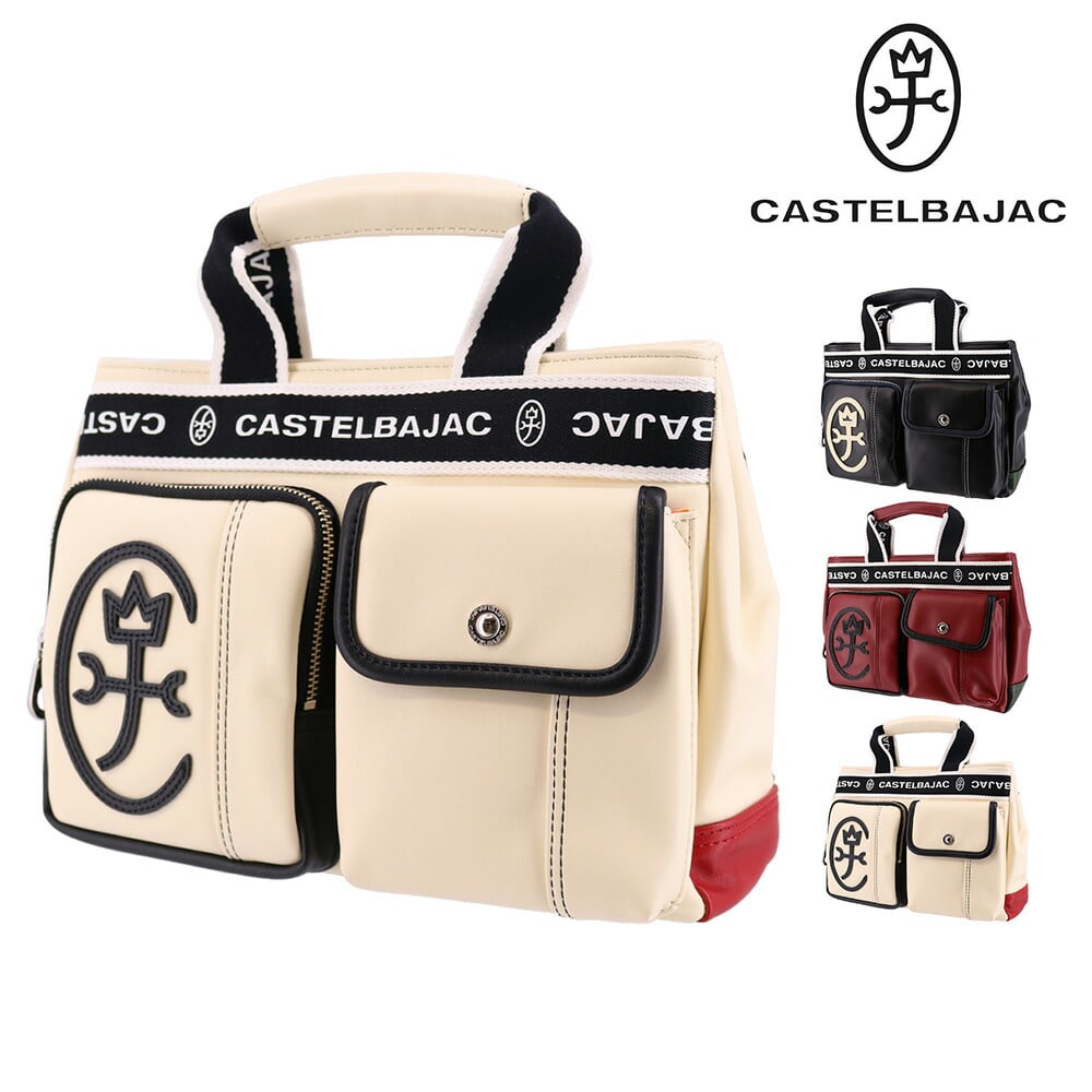 カステルバジャック CASTELBAJAC ドミネ ミニトートバッグ 024511 2.ホワイト -20xwht メンズ メンズ