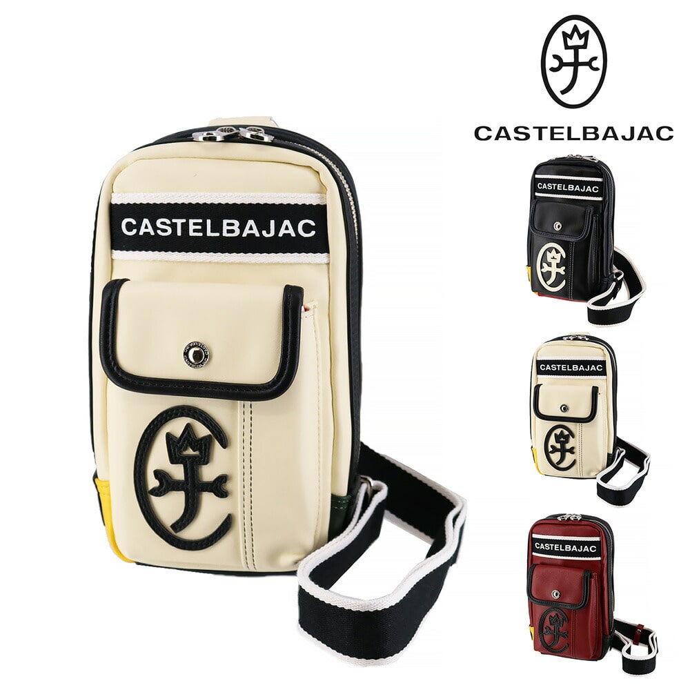 カステルバジャック CASTELBAJAC ドミネ ミニトートバッグ 24912 2.ホワイト -20xwht メンズ メンズ