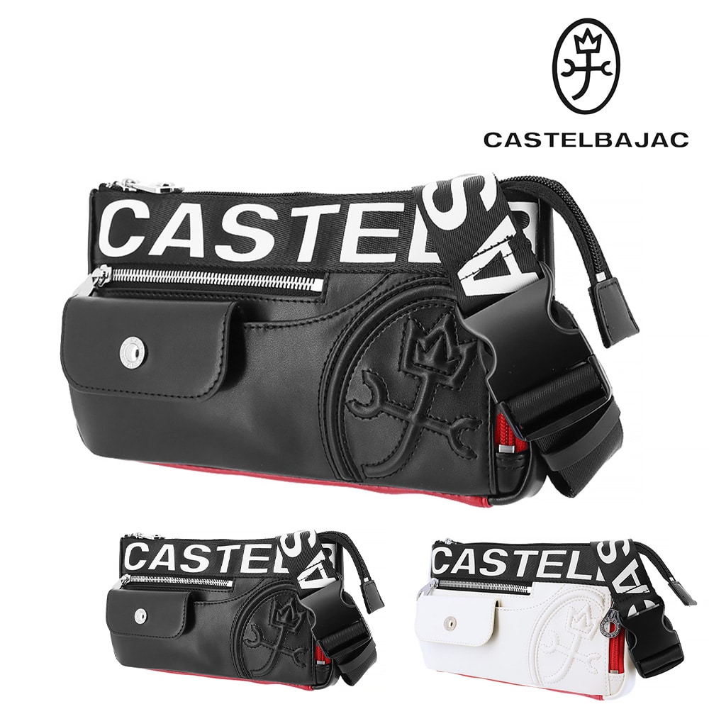 カステルバジャック CASTELBAJAC ダルトン 横型ウエストバッグ 26931 1.ブラック -10xblk メンズ メンズ