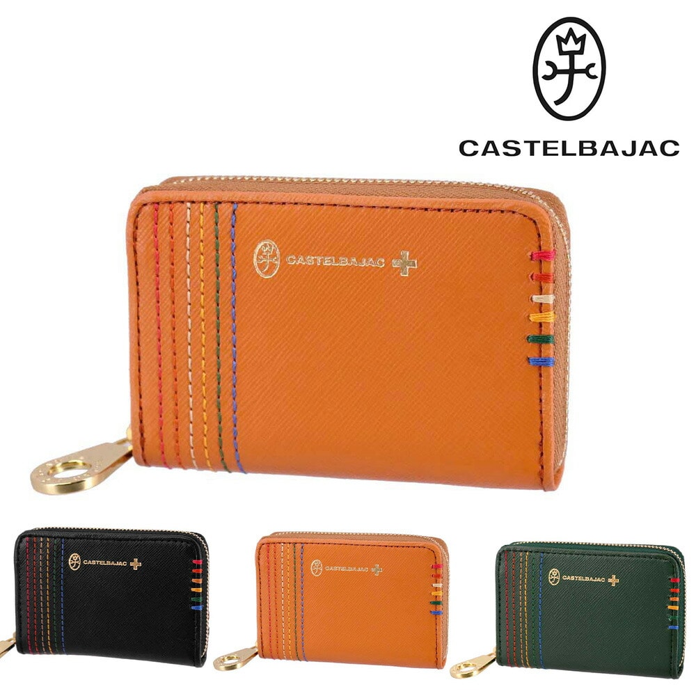カステルバジャック CASTELBAJAC シェスト Chest ラウンドファスナーコインケース 27601 2.オレンジ -34xorg メンズ メンズ