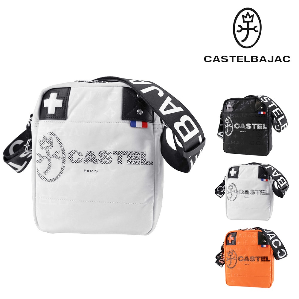 カステルバジャック CASTELBAJAC パセ 縦型ショルダーバッグ 31122 2.ホワイト -20xwht メンズ メンズ