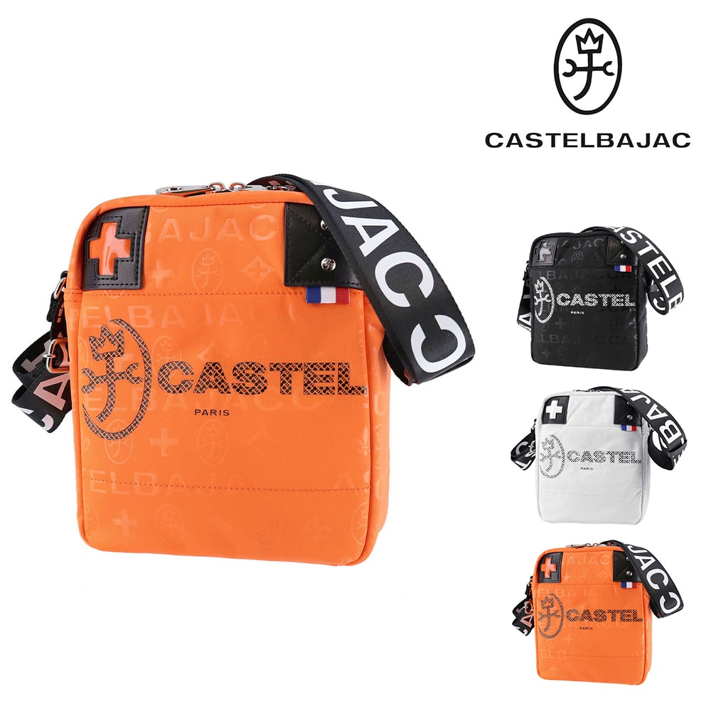 カステルバジャック CASTELBAJAC パセ 縦型ショルダーバッグ 31122 3.オレンジ -34xorg メンズ メンズ