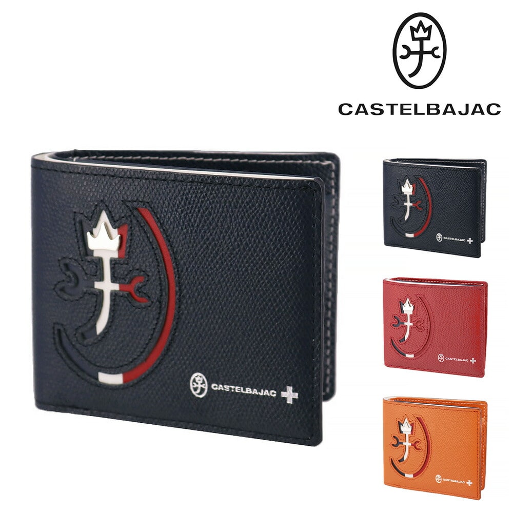 カステルバジャック CASTELBAJAC カルネ Carnet 二つ折り財布 32613 1.ブラック -10xblk メンズ メンズ