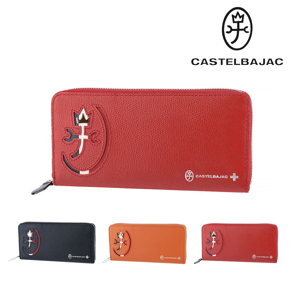 カステルバジャック CASTELBAJAC カルネ Carnet ラウンドファスナー長財布 32615 2.レッド -30xred メンズ メンズ