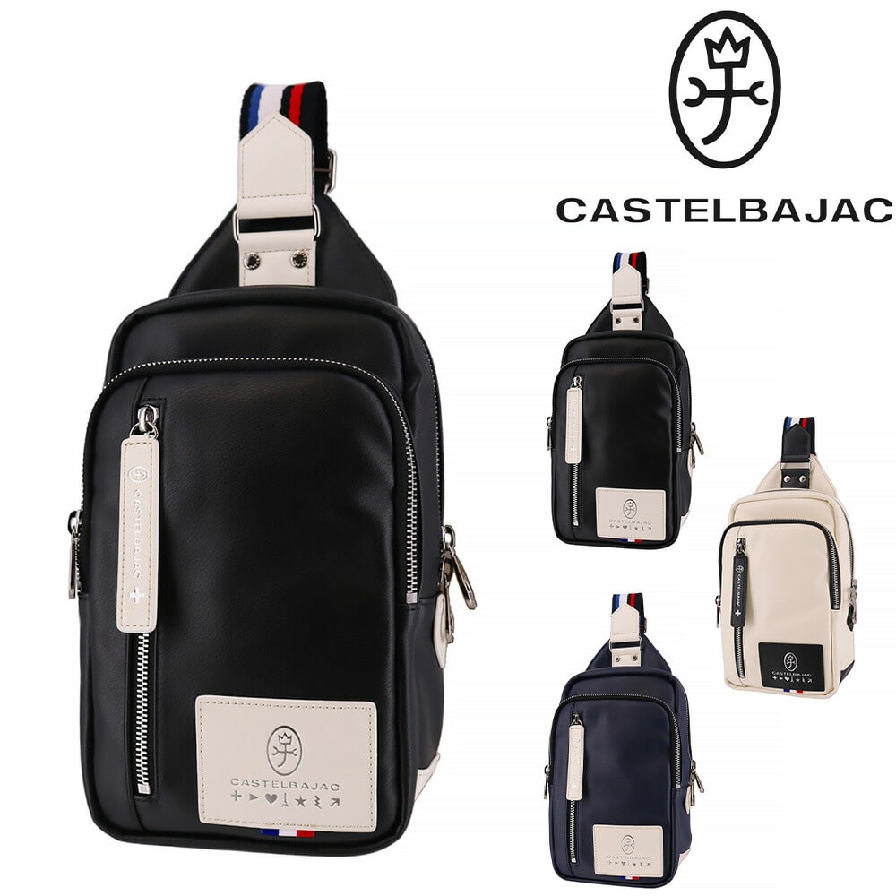 カステルバジャック CASTELBAJAC ローレン ミニワンショルダーバッグ 037902 1.ブラック -10xblk メンズ メンズ