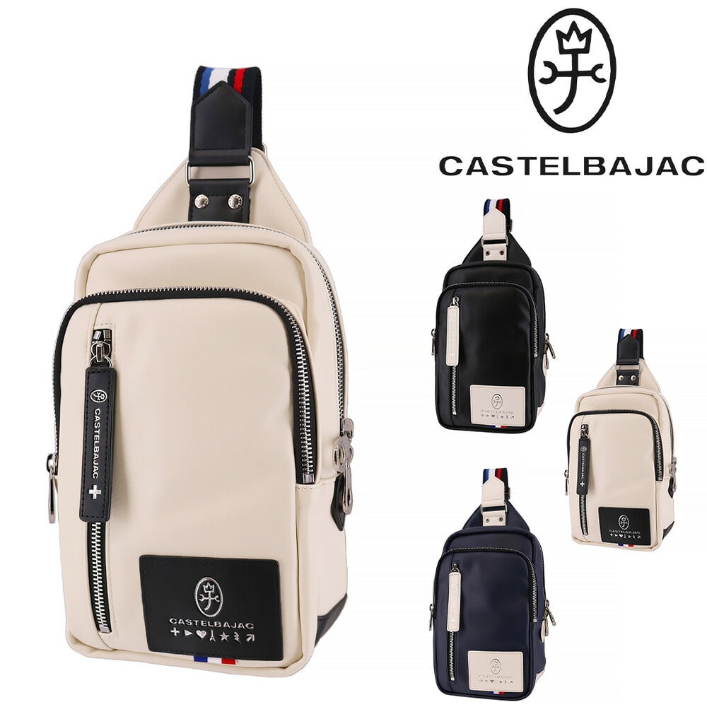 カステルバジャック CASTELBAJAC ローレン ミニワンショルダーバッグ 037902 2.ホワイト -20xwht メンズ メンズ