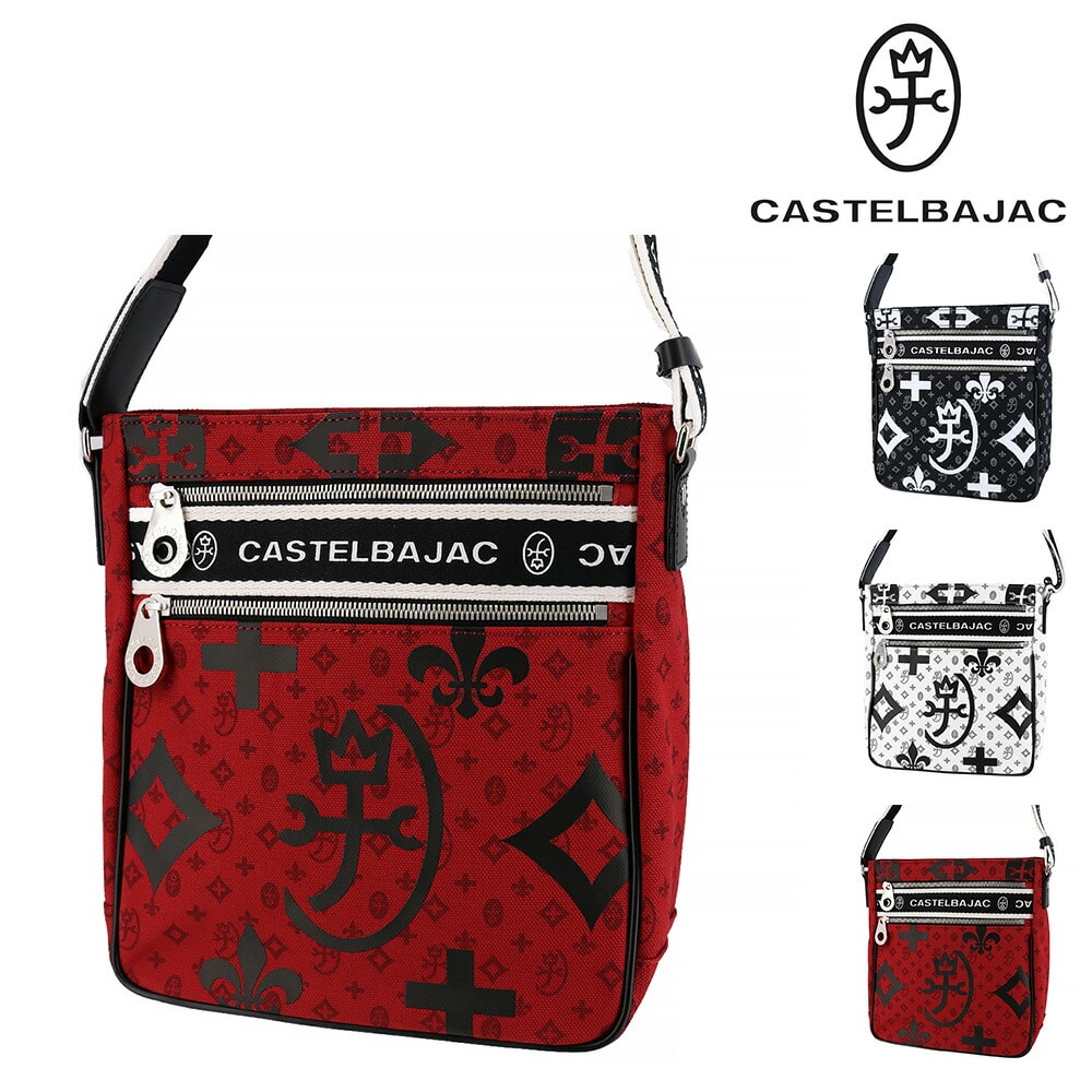 カステルバジャック CASTELBAJAC ニース ショルダーバッグ B5 38111 3.レッド -30xred メンズ メンズ
