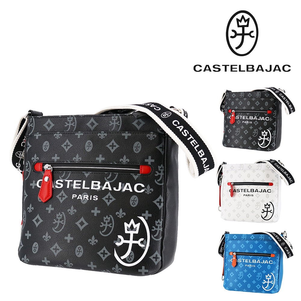 カステルバジャック CASTELBAJAC サシャ ショルダーバッグ 48123 1.ブラック -blk メンズ メンズ