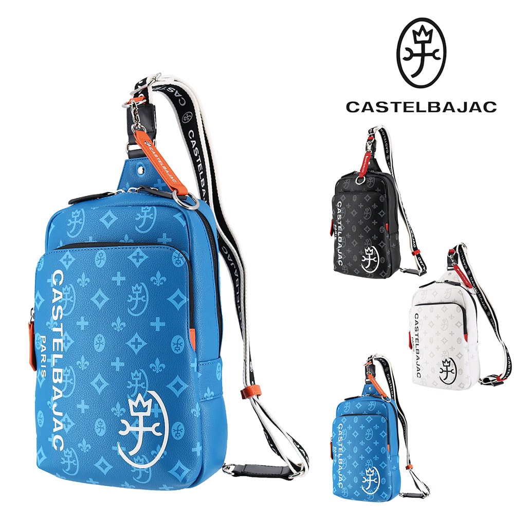 カステルバジャック CASTELBAJAC サシャ ボディバッグ スリングバッグ 48921 3.ブルー -blu メンズ メンズ