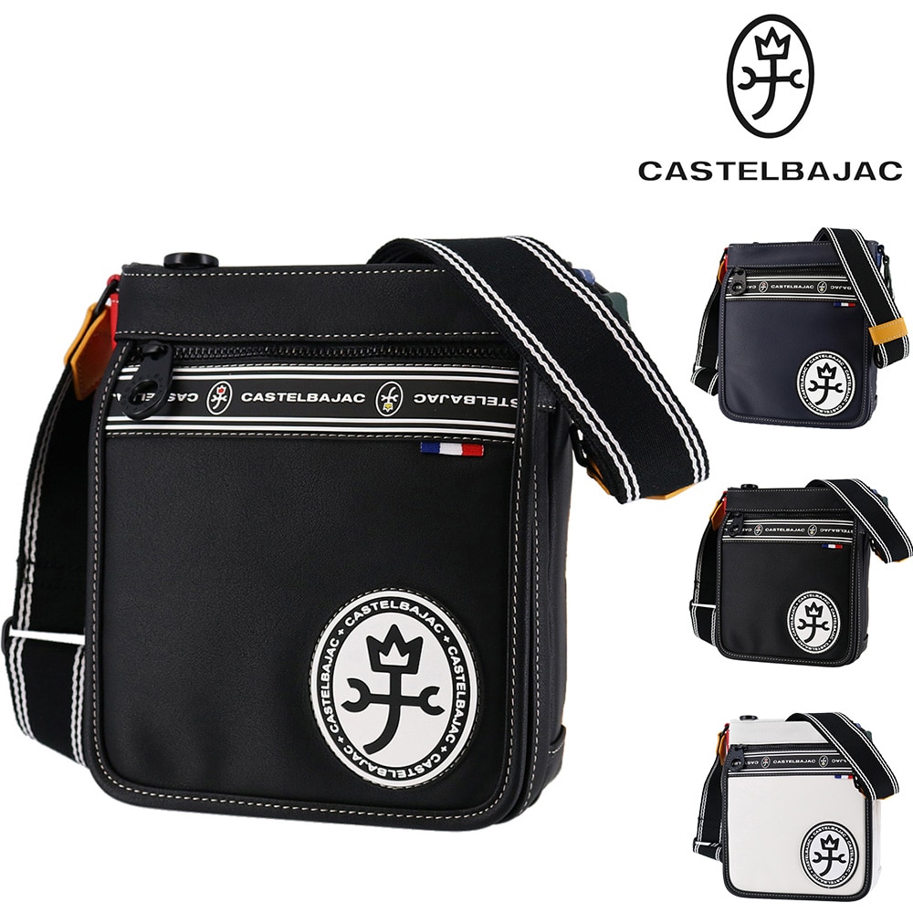 カステルバジャック バッグ ショルダーバッグ 斜め掛け 肩掛け CASTELBAJAC ルックス ミニショルダーバッグ A5 B6 49101 メンズ レディース 送料無料 誕生日プレゼント ギフト ラッピング無料 【正規代理店】 1.ブラック -blk