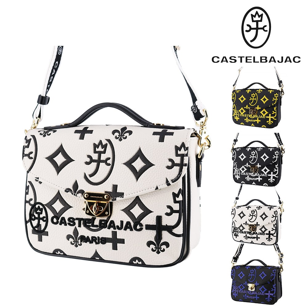 カステルバジャック CASTELBAJAC クレア ショルダーバッグ 68131 2.ホワイト -20xwht メンズ メンズ