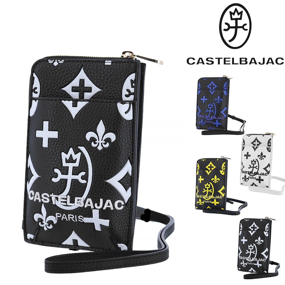 カステルバジャック CASTELBAJAC クレア スマホショルダーバッグ 68134 1.ブラック -10xblk メンズ メンズ