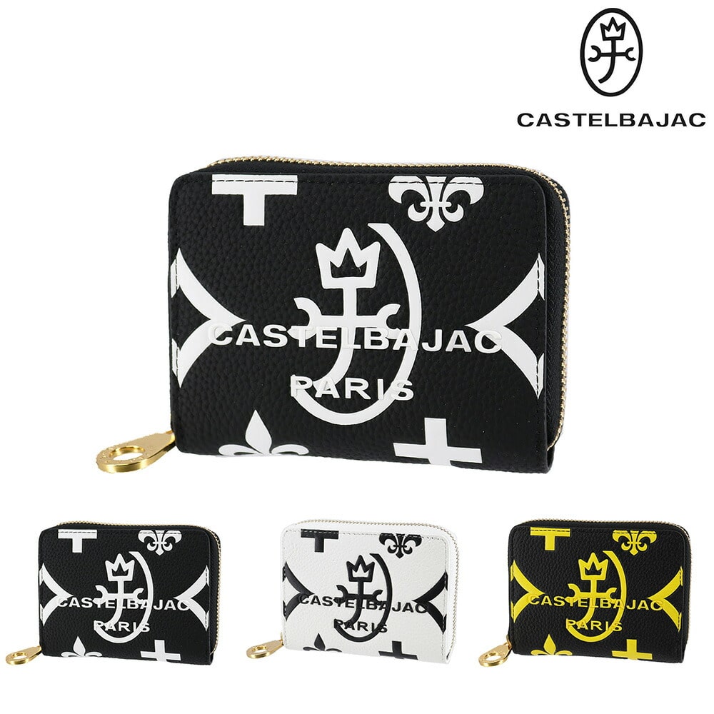 カステルバジャック 財布 バッグ 長財布 CASTELBAJAC クレア コンパクトセミ長財布 68632 メンズ レディース 誕生日プレゼント ギフト【正規代理店】 1.ブラック -blk