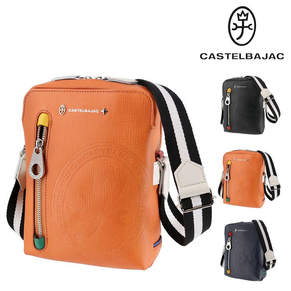 カステルバジャック CASTELBAJAC デンス ミニショルダーバッグ 72111 2.オレンジ -34xorg メンズ メンズ