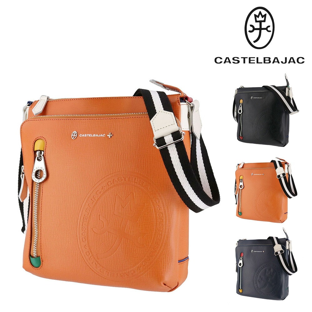 カステルバジャック CASTELBAJAC デンス ショルダーバッグ 72112 2.オレンジ -34xorg メンズ メンズ