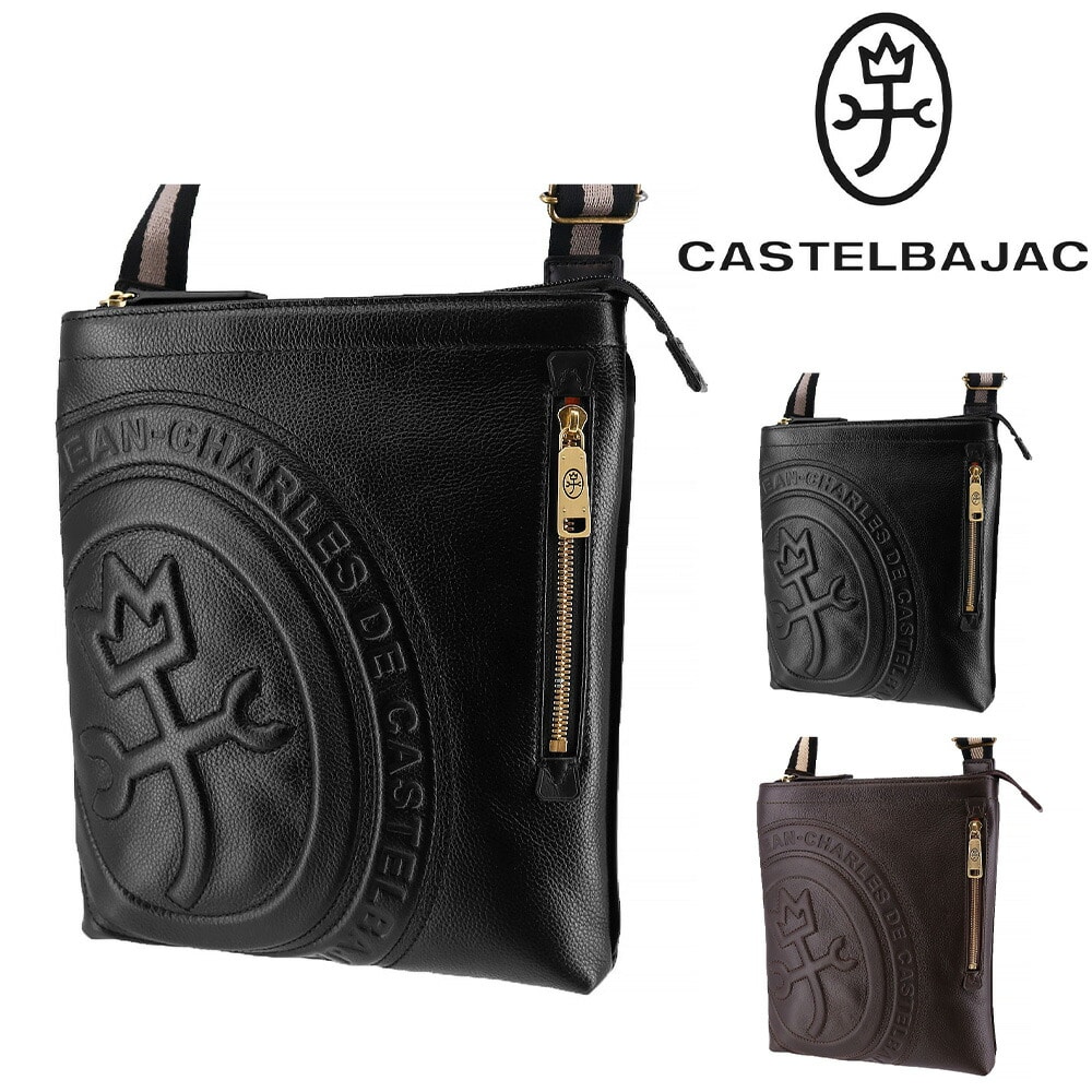 カステルバジャック CASTELBAJAC ロンド ショルダーバッグ小 085101 1.ブラック -10xblk メンズ メンズ